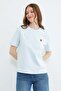 Strawberry Embroidered Crew Neck T-Shirt - 4