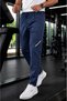 Parachute Fabric Slim Fit Gym and Fitness Sweatpants (Order 1 Size Larger)