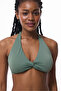 الأخضر الجديد Underwire مثلث تويست بيكيني الأعلى