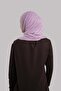 Lilac Plain Classic Shawl Viscose Fabric Lycra Combed Cotton 202101_28 - 3