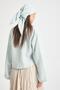 Hardy Tie-Up Muslin Blouse Blue - 5