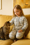 Winter Children's Sleeping Bag Cotton Lined 2.5 Tog Thick Fiber Filled Unisex 2-9 Years Old