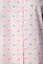 Women's White Short Sleeve Cotton Pyjama Set with Shorts - 4