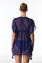 Navy Blue Basic Kaftan - 2