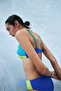 Gaelle Patterned Colorful Bikini Top-Aysu Türkoğlu Collection - 4