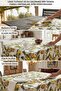 Lemon Patterned Tablecloth Cotton Fabric Yellow Lemon Green Leaf Patterned Decorative Stylish Tablecloth - 3