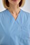 Light Blue Dr. Grey's Doctor Nurse Medical Scrubs Suit Terry Cotton Fabric - 5