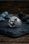 Special Design Masculine Adjustable Men's Ring with Wolf Figure