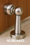 Screw-On Magnetic Metal Stopper for Behind the Door, Chrome Holder, Holder, Stopper