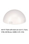 WHITE AK-R11 Soft Light Kit, Magnetic Diffusion Dome, Compatible with V1 Pro / V860III / V850 - 2