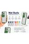Apple iPhone 13 Pro Case Camera Slider Matte Back Surface Color Frame Lens Cover - 6