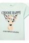 Printed Short Sleeve Crew Neck Cotton T-Shirt - 3