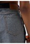 Women's Reverse Design Denim Skirt - 5