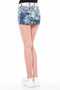 Wy123 tie-dye wash pattern super women mini denim skirt - 3