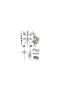 Collection of Patterned Herbal Hand Tattoo Stickers: Bat, Letters, Snake, Sun, North Star, Sword,... - 7
