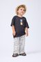 100% Cotton Square Patterned Flexible Waistband Sweatpants for Baby Boy I6242A526Au