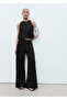 Slim Knitted Straight Cut Trousers - 2