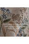 Latifa King Size Duvet Cover Set 100% Organic Cotton Linen Embroidered Beige 240X220 cm - 3