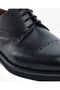 Men's Black Genuine Leather Oxford Shoes 5Y1Ka64666 - 5