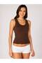 Women's Thick Strap Camisole Ribbed Cotton Undershirt