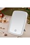 LED Makeup Mirror with Stand Desktop Folding Compact Square Travel Cosmetic Portable Lighted Vani... - 4