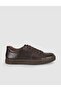 Brown Genuine Leather Men's Sneaker