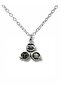 Tuğra Kayı Boyu Embroidered 3-Piece Necklace - Unisex 60 cm Chain Necklace Set with Ottoman and Turkish Symbols