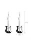 Guitar Earrings Black