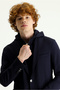 Techno-Line 7 Drop Slim Fit Hooded Knitted Sports Jacket - 4