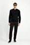 Slim Fit Slim Fit Patterned Zippered Cotton Knitwear Cardigan - 3