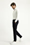 Slim Fit Slim Fit Elastic Waist Drawstring L Stretch Fabric Jogger Pants - 2