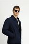 Regular Fit Baby Collar Snap Fastener Coat - 3