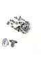 M2X2.5(5mm) 100PCS M2 M3 NVMe SSD Mounting Screws Nickel-Plated Phillips CM Screws for PC Motherbo