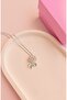 Steel Daisy Necklace with Zircon Stone Mini Daisy Pendant (Gift Boxed) - 2