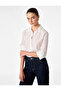 Long Sleeve Loose Collar Buttoned Oversize Shirt - 2