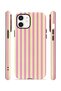 iPhone 11 Vorian Double Layer Case Pink Lemon Pinstripe - 2