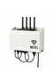 Wall Mounted Wi-Fi Modem Storage Box Cable Organizer Router Shelf Organizer White