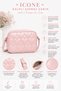 Icone Children's Heart Quilted Detailed Shoulder Bag, Pink Heart Children's Bag, Pink Kids Bag - 6