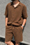 Male, Apash Collar, Summer, 100% Cotton, Muslin Weaving, Top-Down Suit G14-303 - 8