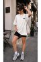 Women's Cotton Oversize Crew Neck Basic T-Shirt - 3