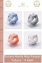 # Adhesive Broom Hanger Home Organizer Wall Mounted Mop Mop Holder - 4 Pieces - 3