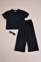 Basic Short Sleeve Modal Girls' 2-Piece Set - 2