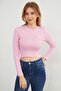 Stretch Fabric Crop Body with Bow Embroidery - 4