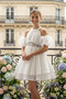 Girl's Halter Neck Layered Evening Gown Graduation and Ceremony Dress 8–9-10-11-12-13-14-15 Years Old 36101Pr