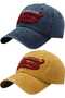 Unisex Vintage Hawaiian Embroidered Adjustable Baseball Cap Hat Set of 2 - 6