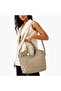Textured Tote Bag with Detachable Strap - 3