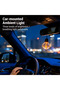 Car Hanging LED Mini Ambient Light with Custom Logo – USB Rechargeable Decorative Interior Mini Lamp - 4