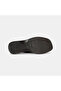 Women's Dark Brown Cross-Strapped Wedge Heeled Leather Sandals - 4