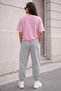 Unisex California Printed Oversize T-Shirt and Sweatpants Two-Piece Set Comfortable Casual Combination - 2