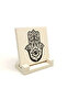 Fatima's Hand Printed Stone Tabletop 10X10 Kd-4